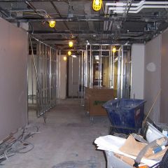 This is the IBF space during demolition.