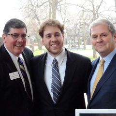 ISBA 3rd Vice President Richard D. Felice and new admittees Chris Stanton and Brian Telander