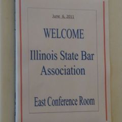 The ISBA met in Supreme Court's East Conference Room. View the Supreme Court building photo gallery for images of the room and terrace.