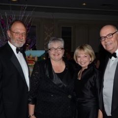 Al Pope, IJA President M. Carol Pope, Karen O'Brien and Chief Judge James Holderman