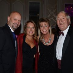 Board Gala Chair Shawn Kasserman, Cook County Judge Elizabeth Budzinski, ISBA Board member Karen Enright and Gala Co-Chair Rudy Schade
