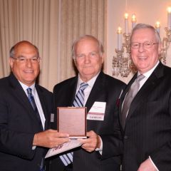 William V. Johnson receives his Laureate medal