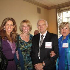 Laureate inductee John Kincaid with family member