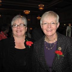 IJA President and Appellate Court Justice M. Carol Pope and Illinois Supreme Court Justice Mary Jane Theis