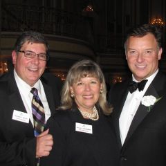 ISBA 3rd Vice President Rick D. Felice, ISBA 2nd Vice President Paula H. Holderman and President Locallo.