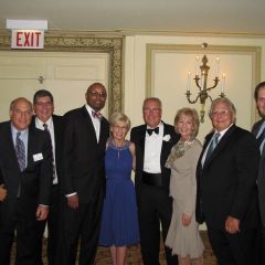 ISBA leaders on hand to support President Locallo
