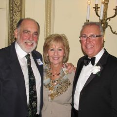 Warren Lupel, Janet Davi and ISBA Board member Umberto Davi