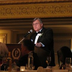 Amari & Locallo partner Joseph Locallo introduces his brother, ISBA President and Justinian Award of Excellence recipient John G. Locallo