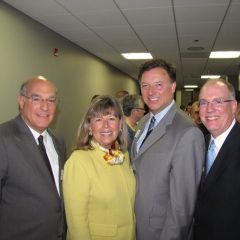 ISBA President Mark D. Hassakis, ISBA 3rd Vice President Paula H. Holderman, ISBA President-elect John G. Locallo and ISBA 2nd Vice President John E. Thies