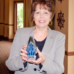 Retired judge Lola Maddox received the Joe Bartylak award for donating her time to the poor through the Land of Lincoln Legal Assistance Foundation in Alton. She has done more than 100 divorces for free and has helped train lawyers to provide services in family and housing matters.