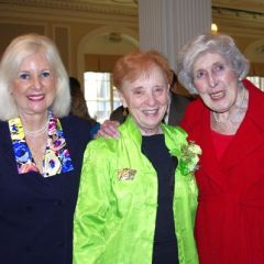 Judge Murphy (center) is congratulated by Hon. Rhoda Davis Sweeney  and Justice Mary Ann McMorrow