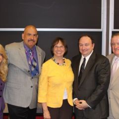Members of the Circuit Court of Cook County judiciary provided a "View From the Bench" regarding civility and professionalism.  From L to R: Panel Moderator Michele M. Jochner;  Hon. William H. Hooks; Hon. Susan Fox Gillis; Hon. Michael B. Hyman; and Hon. Russell W. Hartigan