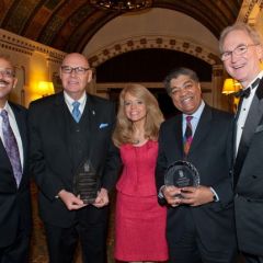 Pierre Priestley, Chief Judge Holderman, Michele Jochner, Chief Judge Evans, John Norris