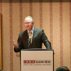 Chief Justice Kilbride delivers his speech