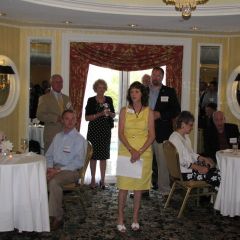 ISBA Director of Bar Services Janet Sosin, organizer of the event, welcomes the new admittees and briefs them on the admission process.