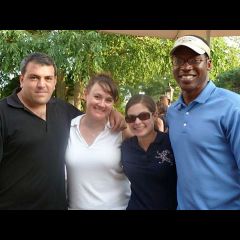 YLD Council member Tarek Fadel, YLD Chair Heather Fritsch, YLD Vice-Chair Meghan O'Brien and YLD Secretary Jean Kenol