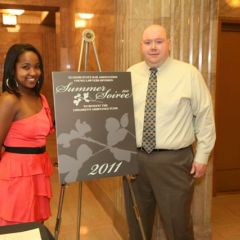 Summer Soiree co-chairs Kenya Jenkins-Wright and Nathan B. Lollis