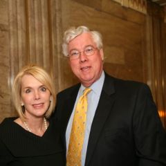 IBF President George Mahoney and Margaret Bennett of Oak Brook