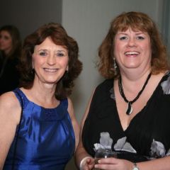 ISBA Director of Bar Services Janet Sosin and ISBA Board member Lisa Nyuli