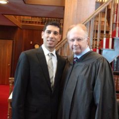 Chief Justice Kilbride and new admittee Firas Abunada