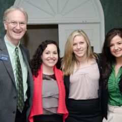 PAD District XI Justice John K. Norris and PAD student leaders from DePaul University College of Law and The John Marshall Law School
