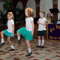 Dancers from the Clare Orr School of Irish Dance