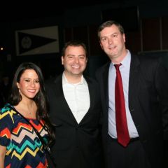 Past YLD Chairs Gregg Garofalo and Ryan Henderson and guest