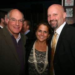 ISBA Past President Mark Hassakis with past YLD Chair Shawn Kasserman and his wife