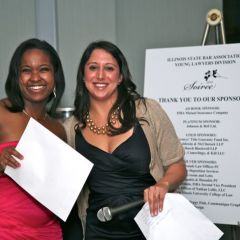 YLD Soiree Co-Chairs Kenya Jenkins-Wright and Gina Rossi