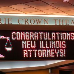 Over 450 new lawyers were admitted at the ceremony at Arie Crown Theater.