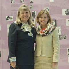 ISBA President Paula H. Holderman and 7th Circuit Bar Association President Julie A. Bauer