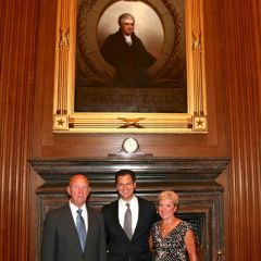 Admittee Aaron De Angelis and family