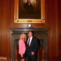 Admittee Brad Badgley and his wife Beth-2