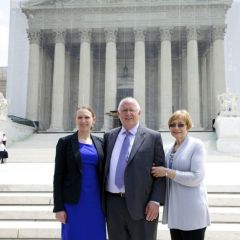 Admittee David Santori and family