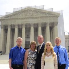 Admittee James J. Kash and family