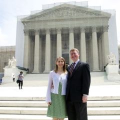 Admittee Joshua Stegeman his wife Amanda