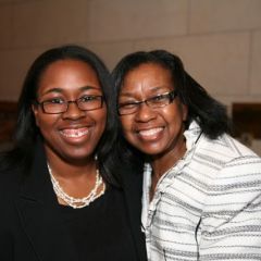 Admittee la'Rufus Mitchel and her mom Bertha