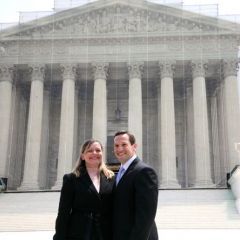 Admittee Ryan Margulis and his wife Deborah