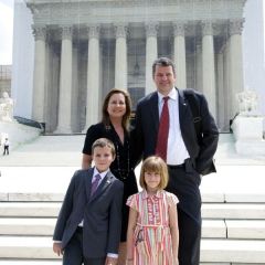 Admittee Vanessa Clohessy and family