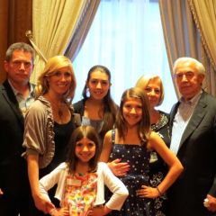 Admittee Samantha Kavathas and family