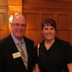 John Thies and Admittee Stacy Plebanski