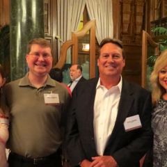 Joshua Stegeman and wife Amanda and Brad Badgley and wife Beth