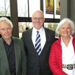 New Admittee Robert Harrer with his parents Werner and Erika Harrer