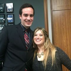 ISBA Student Representative Tim Meloy and JMLS Student Mara Salerno