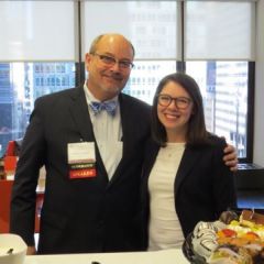 Conference co-coordinator William Anaya and ISBA CLE Coordinator Annie Moredock
