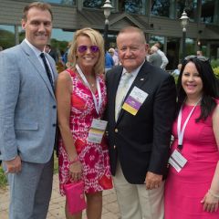 Michael Hartigan, Karen Enright, President Russell Hartigan, Jennifer Irman
