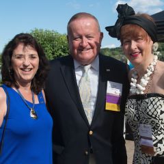 Janet Sosin, ISBA President Russell Hartigan, Angelica E. Peters
