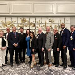 ISBA Past Presidents attend the Midyear Meeting Holiday Reception