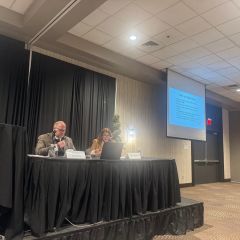 Daniel L. Hamilton and Laura Harmon present "Energy Issues Effecting Illinois Landowners" at the 32nd Annual Agricultural Law Seminar.