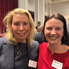 3rd Vice President Heather McPherson (left) with ISBA President Bridget Duignan